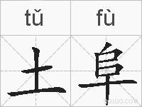 土阜的拼音