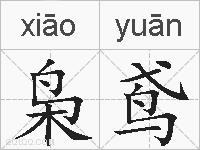 枭鸢是什么意思 拼音读音 词语解释 枭鸢的英文翻译 近义词 反义词 枭鸢的相关成语词语诗词名人明星