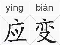 应变的拼音