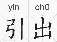 引出的拼音