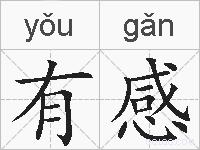 有感的拼音