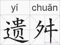 遗舛是什么意思 拼音读音 词语解释 遗舛的英文翻译 近义词 反义词 遗舛的相关成语词语诗词名人明星