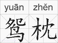 鸳枕的拼音