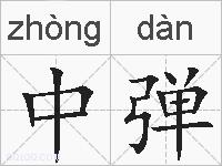 中弹的拼音
