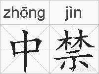 中禁的拼音