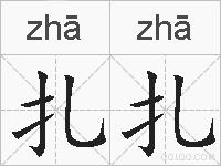 扎扎的拼音