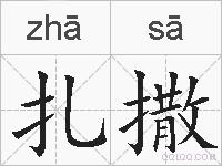 扎撒的拼音