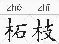 柘枝的拼音
