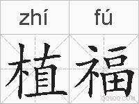 植福的拼音