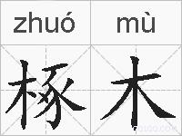 椓木的拼音