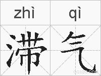 滞气的拼音