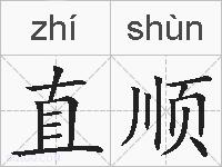 直顺的拼音