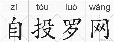 自投罗网的拼音