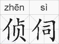侦伺的拼音