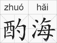 酌海的拼音