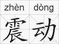 震动的拼音
