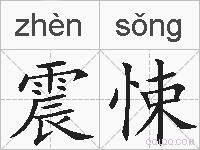 震悚的拼音